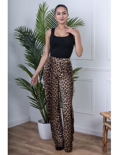 Pantalon léopard Catou