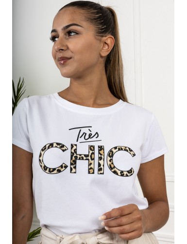 Chic T-shirt imprimé très chic