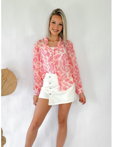 Chemise rose ADONIA