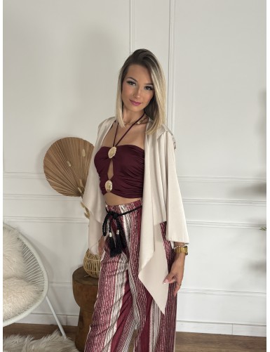 Gilet satiné Diva