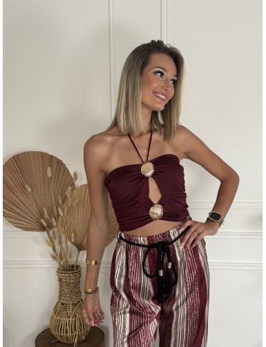 Top satiné dos nu Sasha...