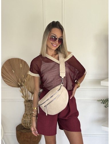 Blouse résille Loredana...