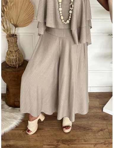 Pantalon large fluide...