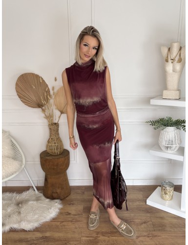 Robe longue sans manche...