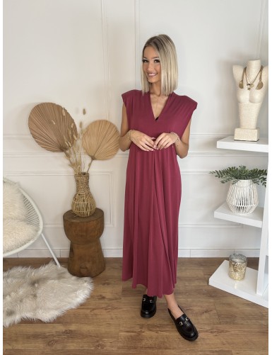 Robe longue sans manches...