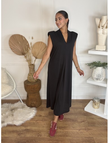 Robe longue sans manches...