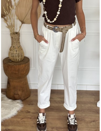 Pantalon casual avec...