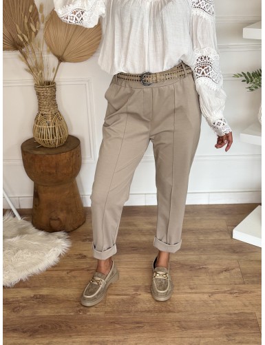 Pantalon casual avec...