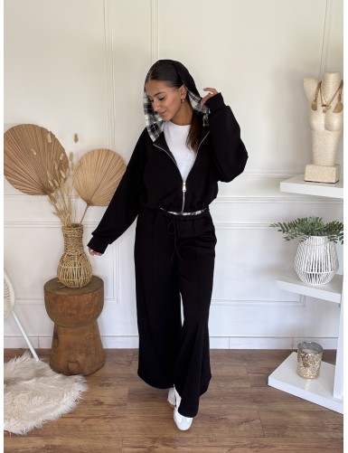 Pantalon à taille imprimée...