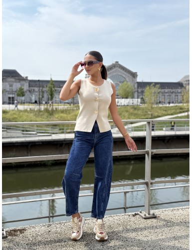 Jeans ballon couture...