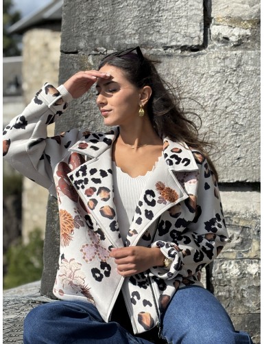 Veste perfecto imprimé...