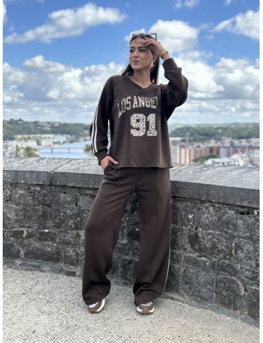 Ensemble casual imprimé...