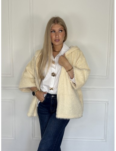 Veste cosy effet fourrure...