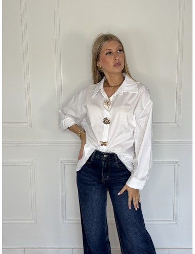 Chemisier chic bouton...