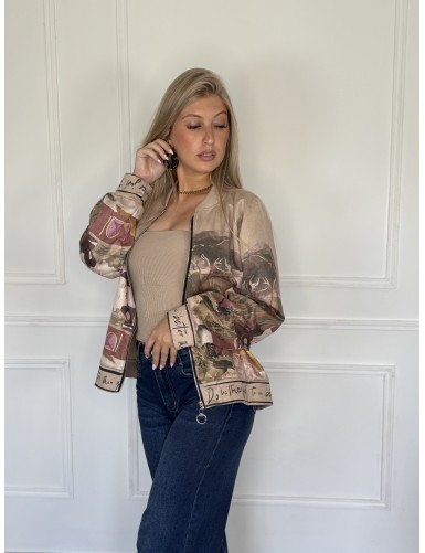 Veste zippée bomber femme...