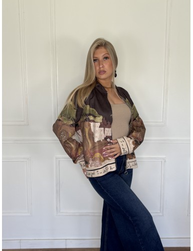Veste zippée bomber femme...