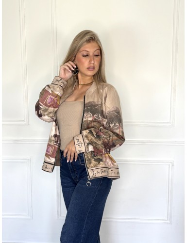 Veste zippée bomber femme...