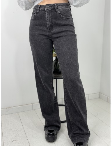 Pantalon large droit noir...