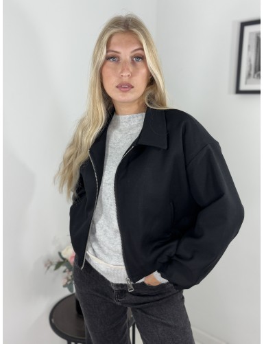 Veste courte noire Lucille