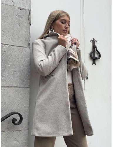 Veste longue beige CATALINA