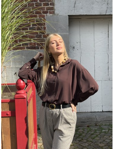 Chemise légère choco MARION