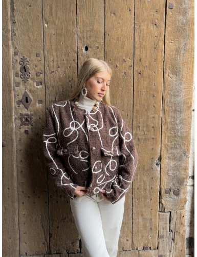 Veste à motifs choco ALTEA