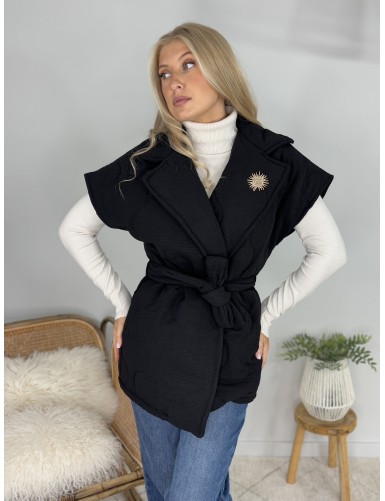 Veste chic et chaude noire...
