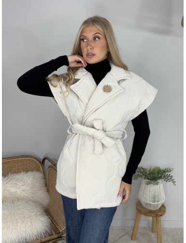 Veste chic et chaude beige...