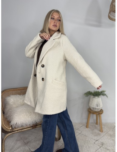 Veste chaude beige Leana