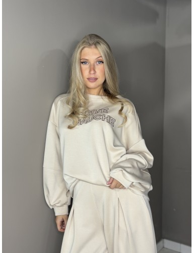Pull Rive Gauche beige Kiara
