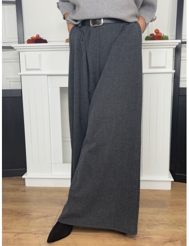 Pantalon chic uni noir...