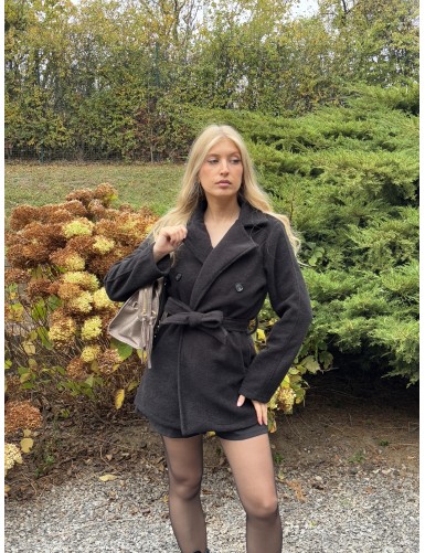 Veste chaude et douce noire...