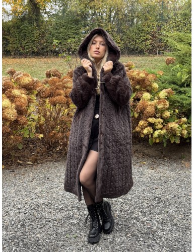 Veste longue et chaude...