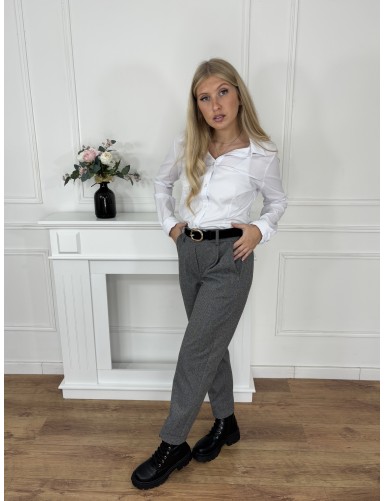 Pantalon ample et chic gris...