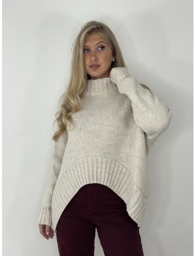Pull longues manches col...