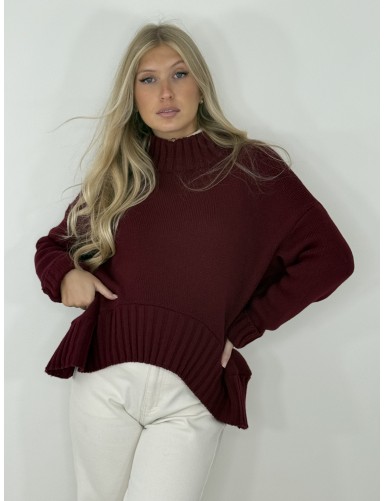 Pull longues manches col...