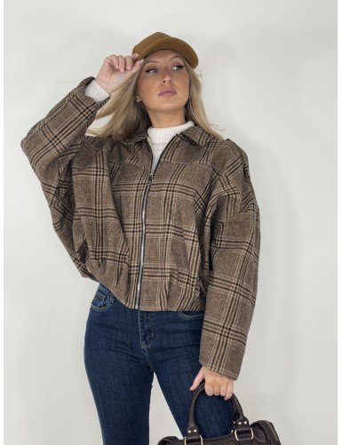 Veste courte chic choco Amélie