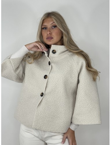 Veste courte beige Lucie