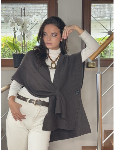 Gilet ouvert sans manche...