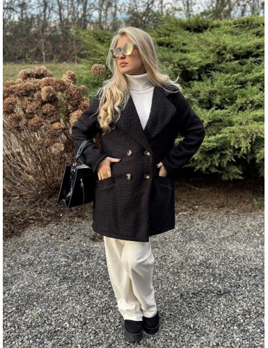 Veste chaude noire Leana