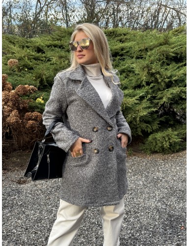 Veste chaude grise Leana