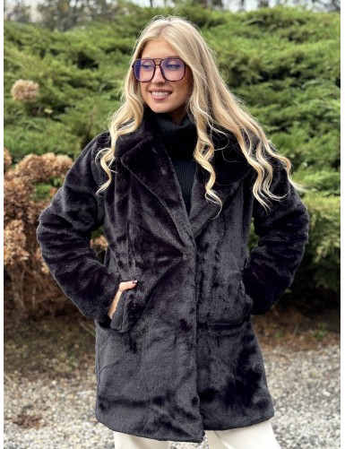 Manteau fausse fourrure...