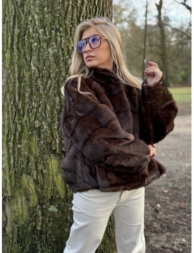 Manteau fausse fourrure...