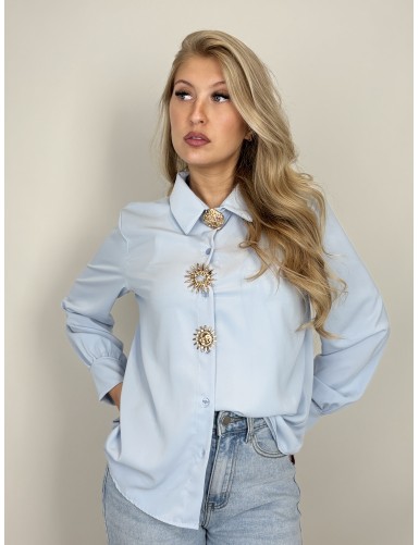 Chemise légère à broches...