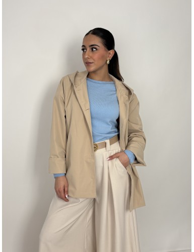 Veste imperméable beige Laura