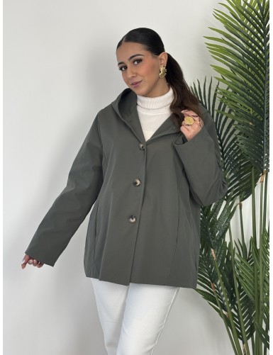 Veste imperméable kaki Laura