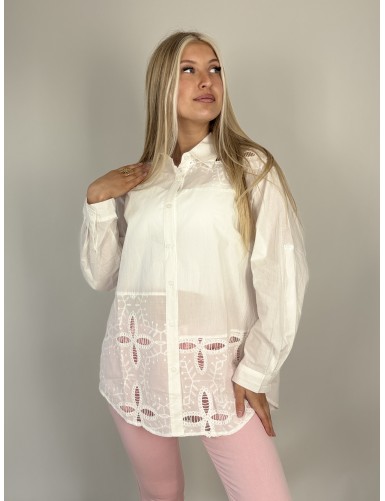 Chemise légère à motifs...