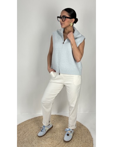 Gilet col haut sans manche...