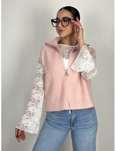 Gilet col haut sans manche...