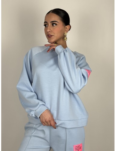 Ensemble casual uni bleu...